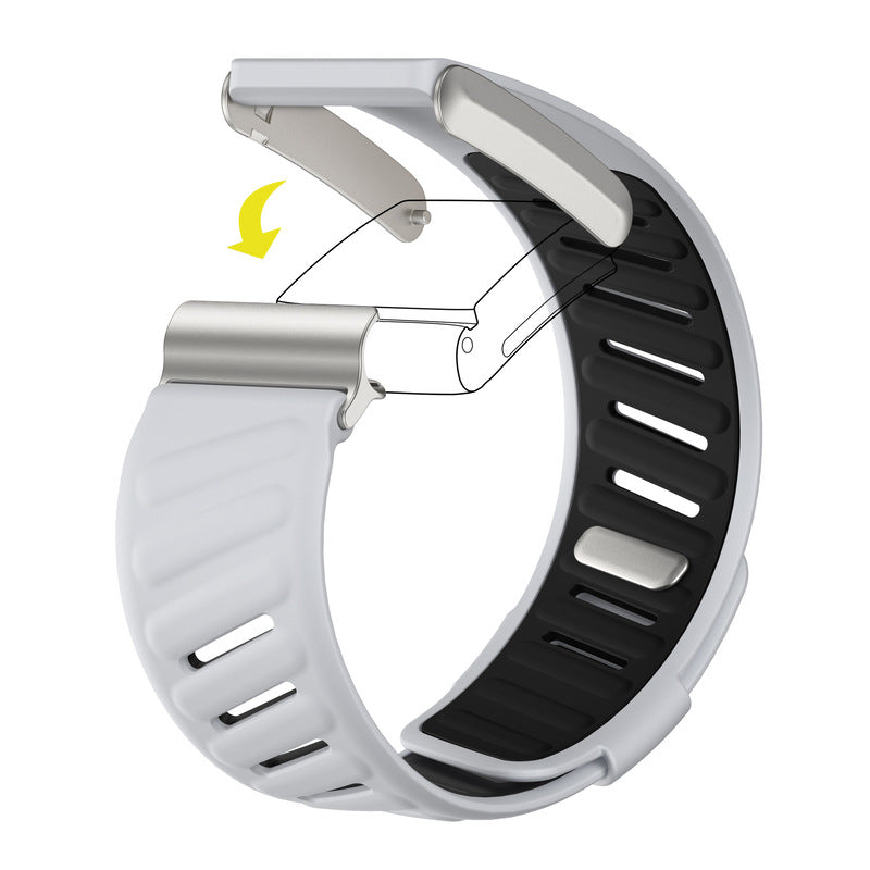SportFlex Soft-Touch Silicone Wrist Band: a waterproof and sweatproof replacement band that is compatible with the WHOOP 4.0 HRM