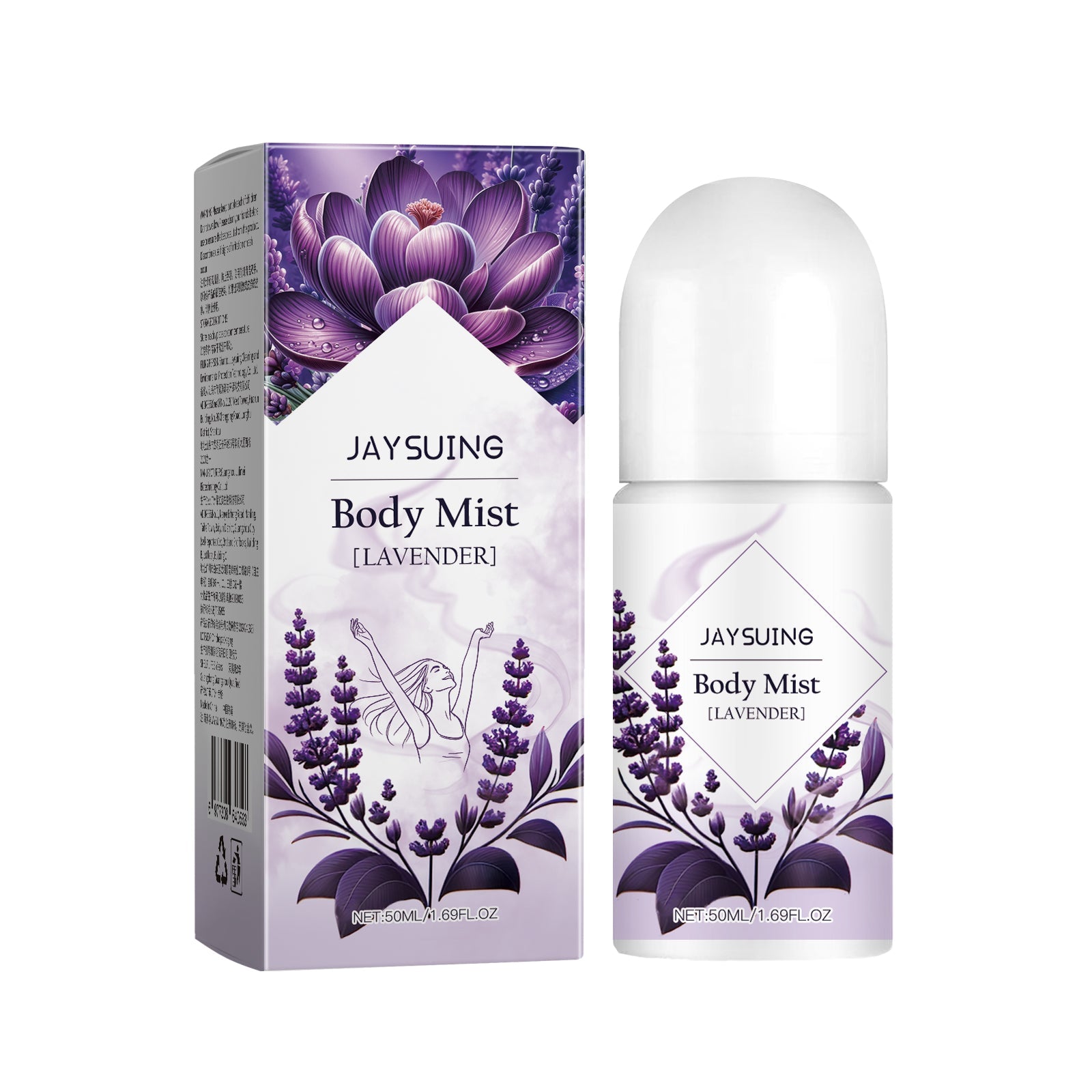 Lavender Deodorant For Summer Armpit Workouts, Sweat Odors Cleaning And Staying Portable Deodorant