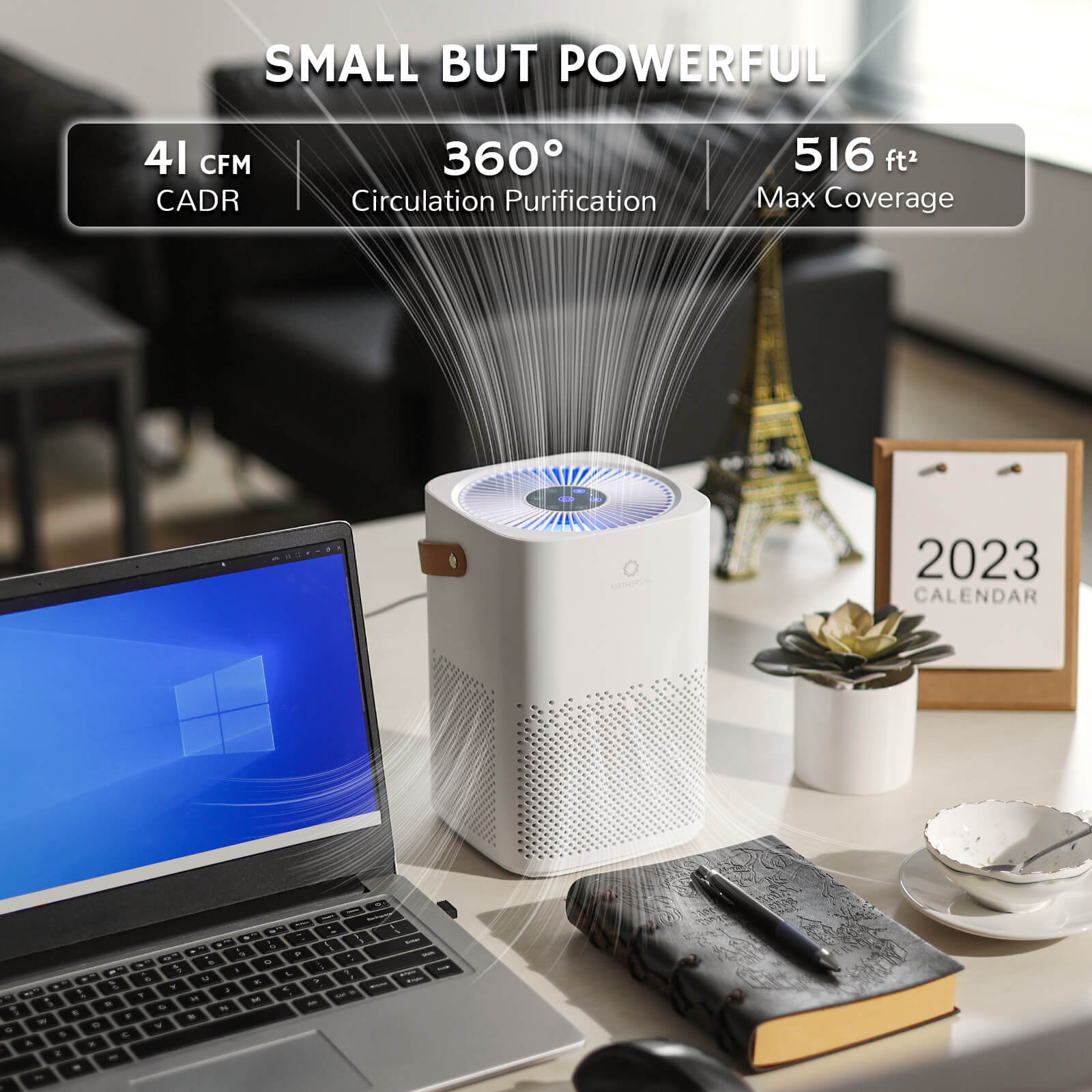 Day Dawning ADH70 Desktop Air Purifier Airthereal