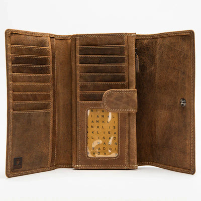 205 LADIES WALLET – BISON LEATHER