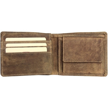 DISTRESSED LEATHER WALLET - STYLE 227