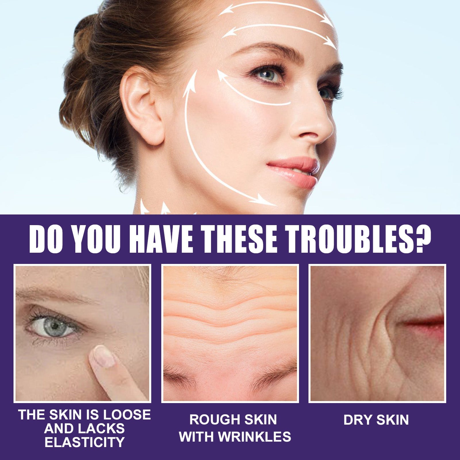 Lavender Moisturizing Firming Cream, Facial Repair Hydrating And Moisturizing Fine Line Reducing Essence Cream