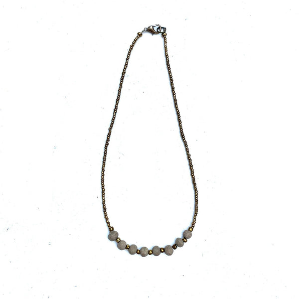 Antique Ceramic Necklace