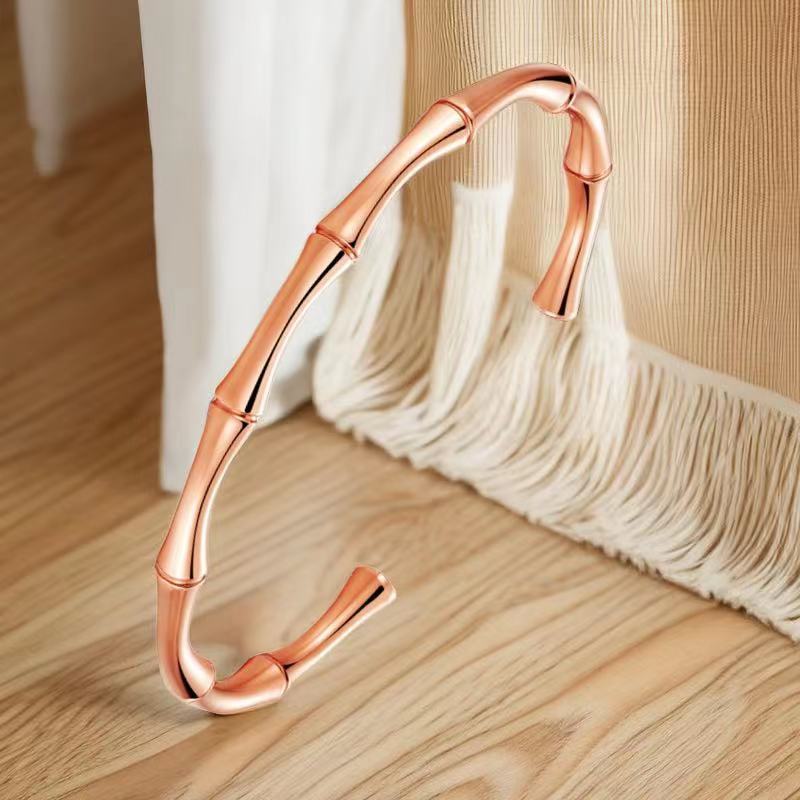 Stainless steel titanium steel bracelet for women non fading electroplated buckle jewelry for women