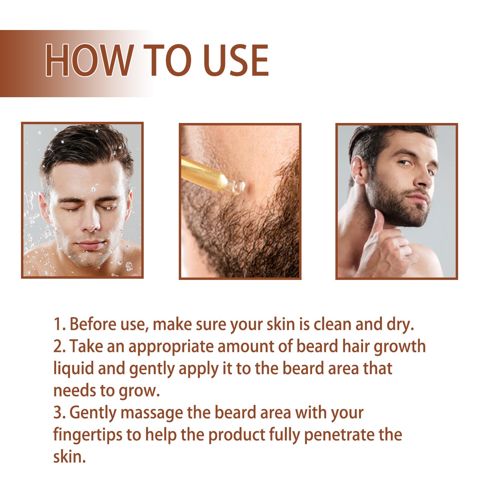 Facial Hair Conditioner, Nourishing And Strengthening Facial Hair Conditioner For Men