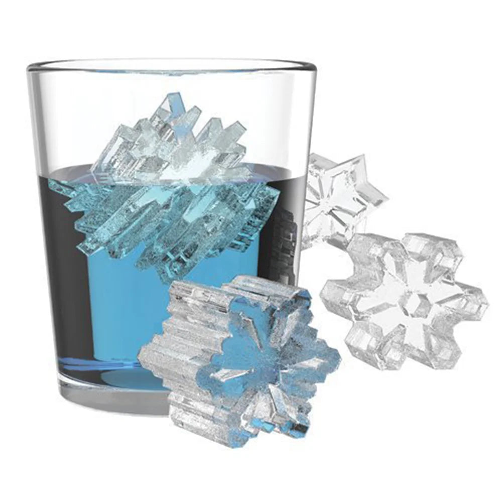 1 PCS Christmas Ice Molds Chocolate Snowflake Cookie Gummies Gummy Silicone Soap Biscuit - Gifts for You 'n Me