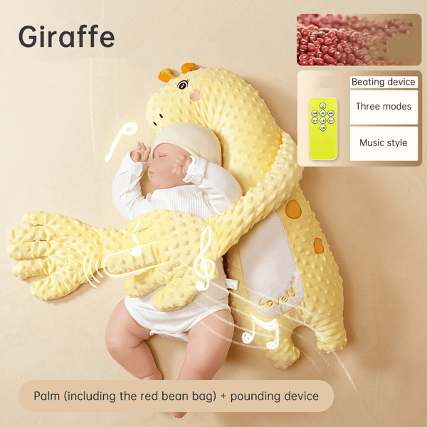 Babycare Soothing Sleep Aid: Anti-Moros Reflex Pillow and Patting Toy