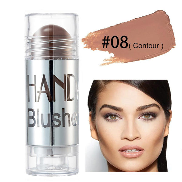 HANDAIYAN Chubby Crayon Blush Stick Moisturizing And Smooth Rouge Pen Blush Strip Cream Blush Stick Rouge