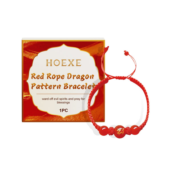 Red Rope Dragon Bracelet Traditional Elements Designed For Men And Women Couples Universal Bracelet Gift Daily Portable
