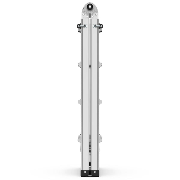 17ft Multi-Position Foldable Aluminum Ladder, A-Frame and Straight Ladder, ANSI 250lbs