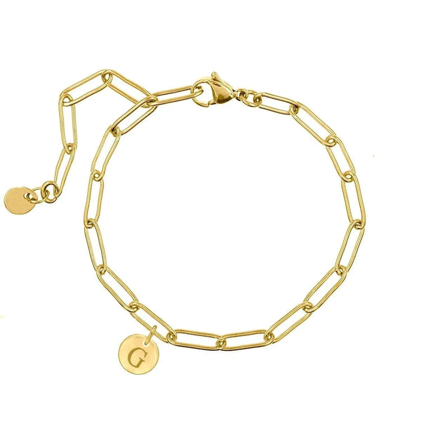 Stylish Initial Charm Bracelet - Gifts for You 'n Me