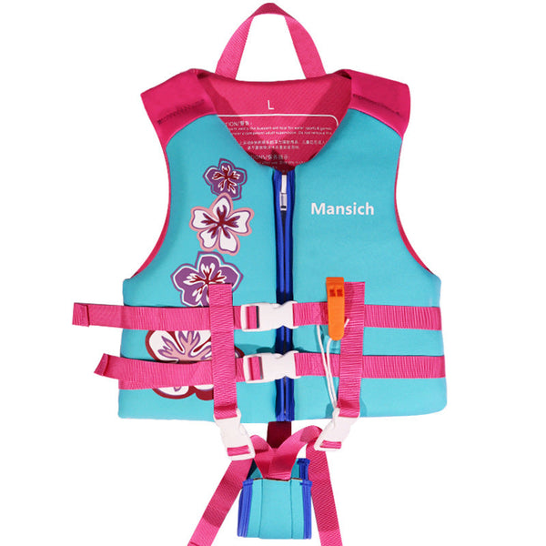 High-appearance kids' high-buoyancy swim vest: summer drifting, anti-drowning.
