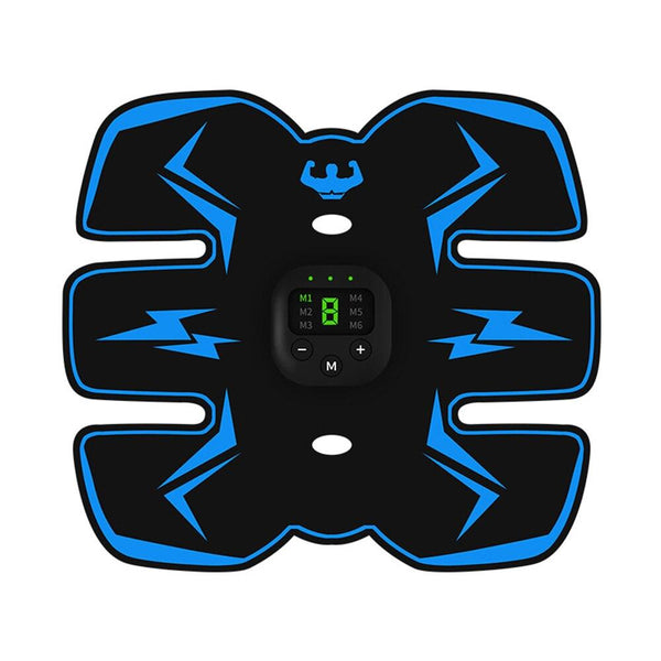 EMS Muscle Stimulator with LED Display USB Rechargeable Abdominal Belt Work Out Power Fitness Abdominal Men Women