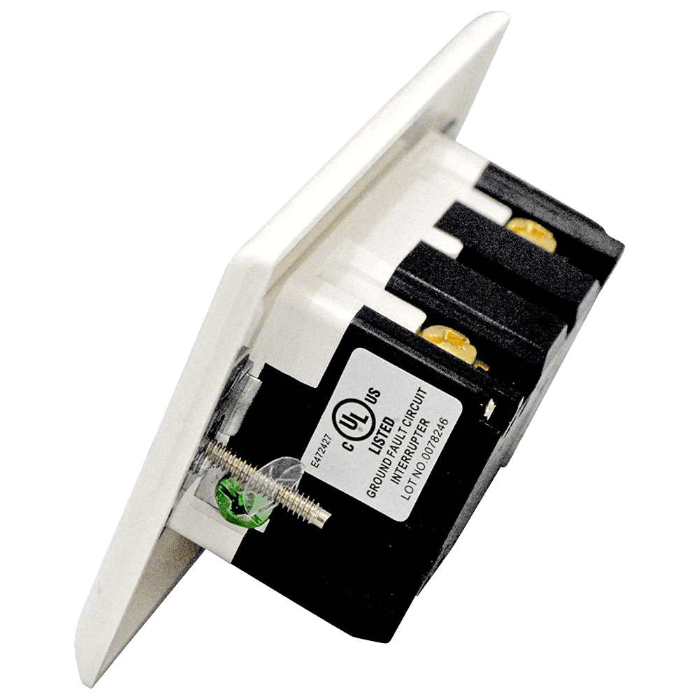 AH Lighting GFCI 15Amp Tamper Resistant - Self Test (UL943) White