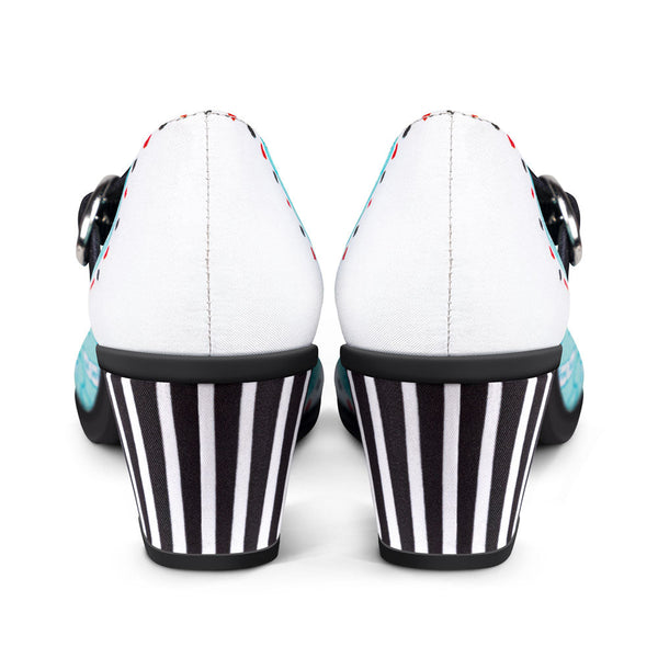 Chocolaticas® Mid Heels Alice Women's Mary Jane Pump Hot Chocolate Design