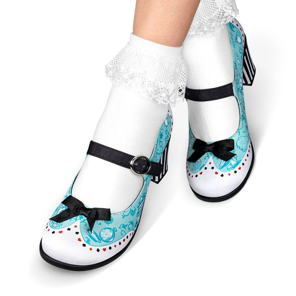 Chocolaticas® Mid Heels Alice Women's Mary Jane Pump Hot Chocolate Design