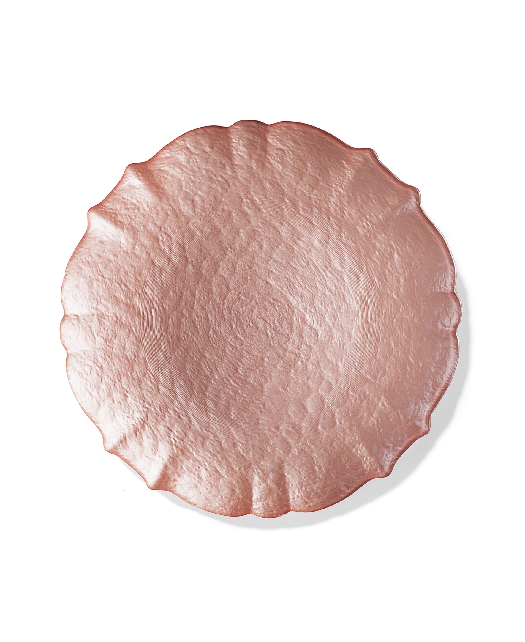 Ice Queen Blush Charger Plates 4-Piece Set 13