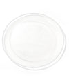 Elite Glass Charger Plates with White Rim 6-Piece Set 13
