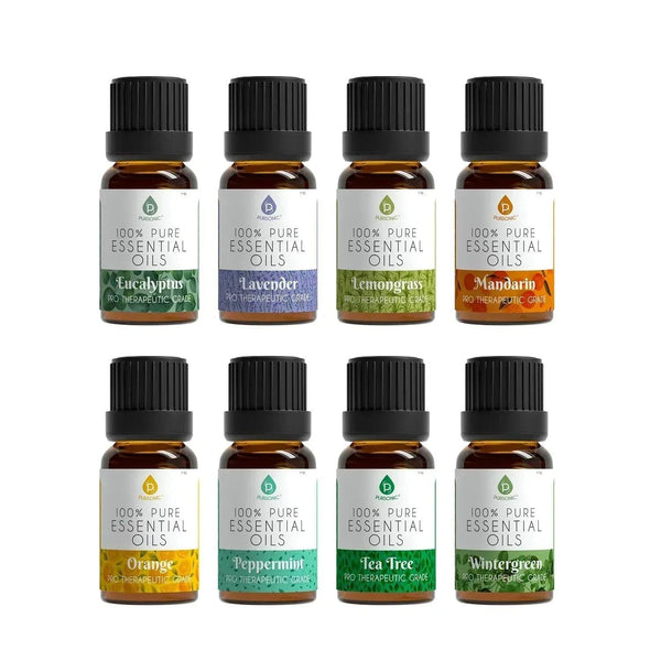 8 pack of 100% Pure Essential Aromatherapy Oils - Gifts for You 'n Me