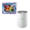Pursonic Clean Air & Relaxation Bundle – Includes USB Powered True HEPA Air Purifier + 10 Handmade Organic Bath Bombs