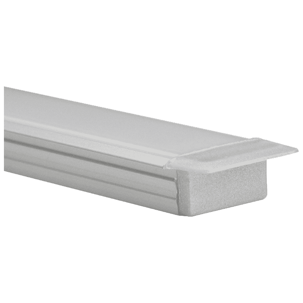 AP44M 8 ft Aluminum Channel Flush Mount 0.70″(W) x 0.31″(H) for LED Strip Lights | 10 Pack
