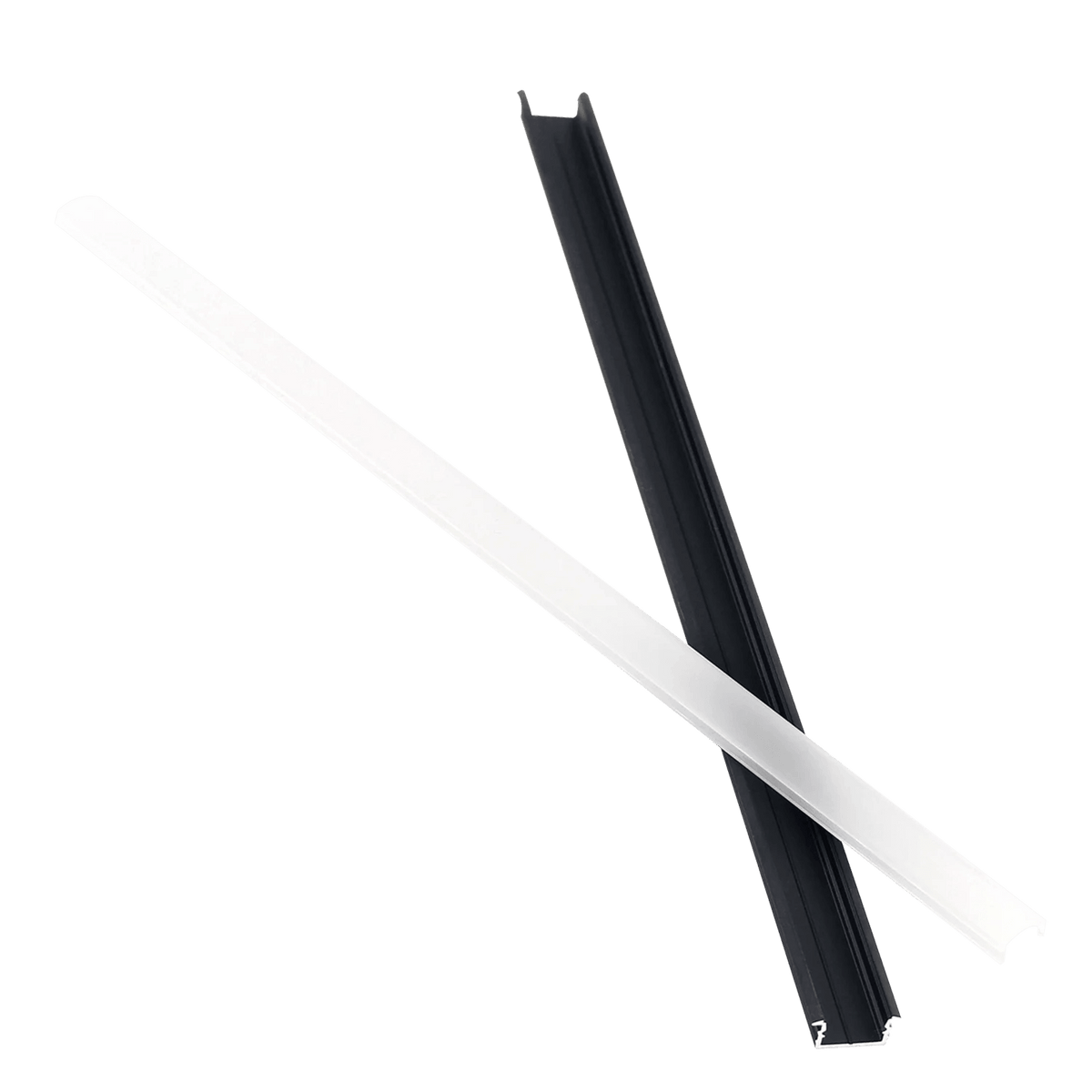 AP44M 8 ft Aluminum Channel Flush Mount 0.70″(W) x 0.31″(H) for LED Strip Lights | 10 Pack