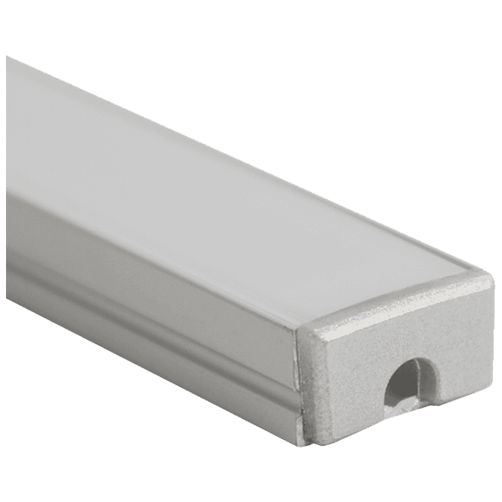 AP46M 8 ft Aluminum Channel Surface Mount 0.59″(W)  x 0.31″(H) for LED Strip Lights | 10 Pack
