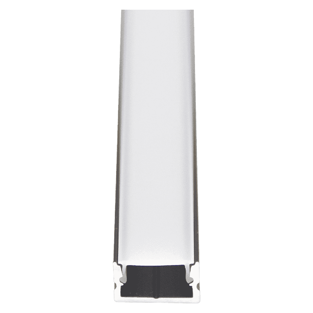 AP46M 8 ft Aluminum Channel Surface Mount 0.59″(W)  x 0.31″(H) for LED Strip Lights | 10 Pack
