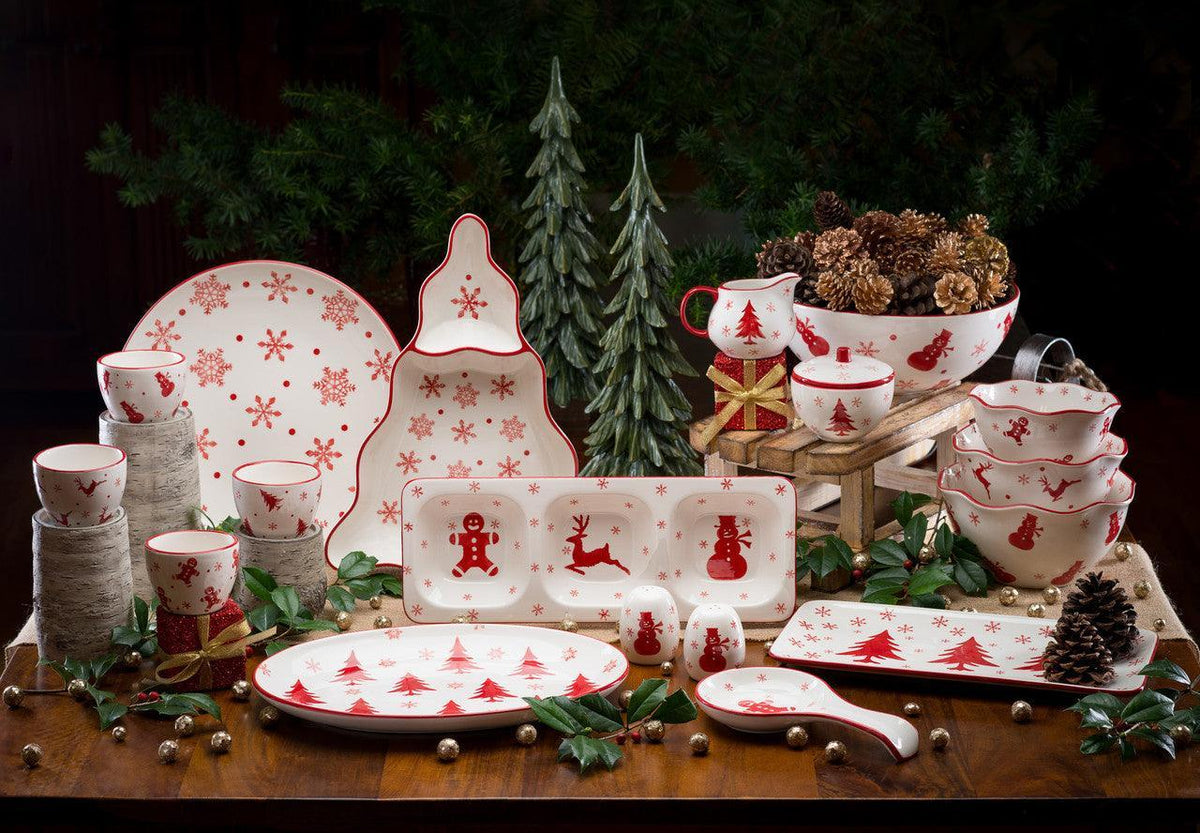 Winterfest Chip and Dip Tree Platter