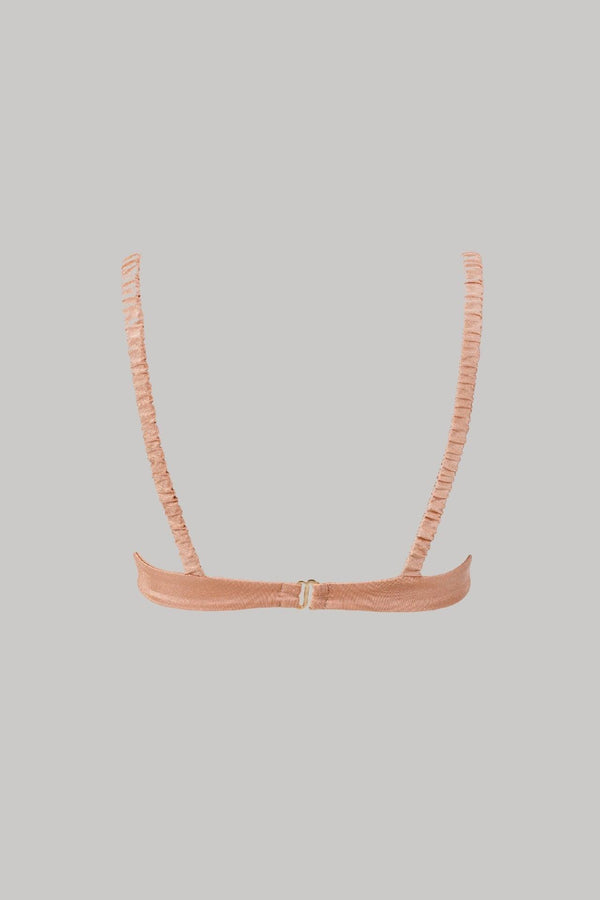 Ariel Underwire Bikini Top in Bronzed