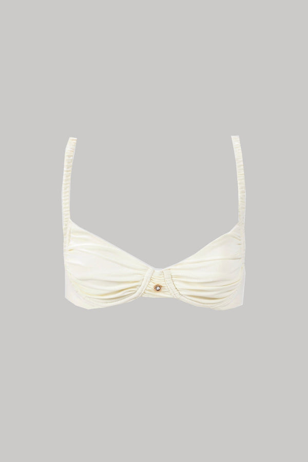 Ariel Underwire Bikini Top in Seashell