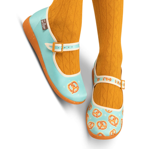 Hot Chocolate Design
Atomic Pretzel Women's Mary Jane Flat