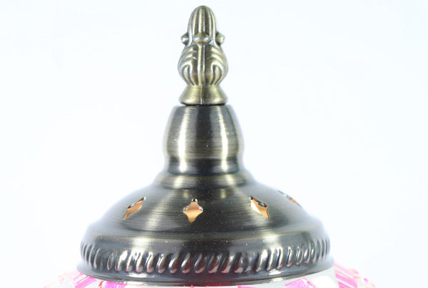 Turkish Mosaic Table Lamp with Bronze Finish - ACL7