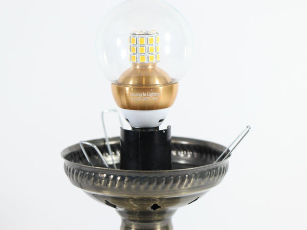 Turkish Mosaic Table Lamp with Bronze Finish - ACL9