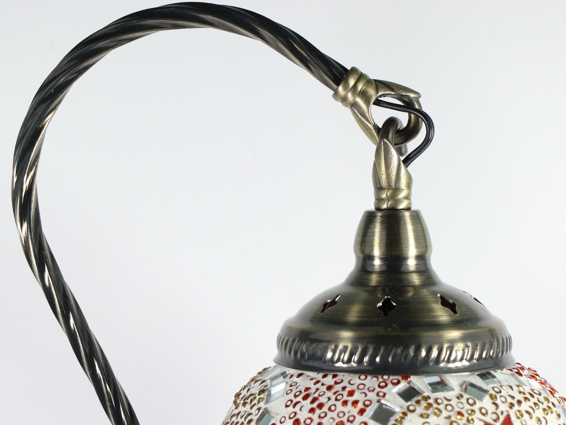 Hanging Swan Turkish Mosaic Table Lamp - ASL8