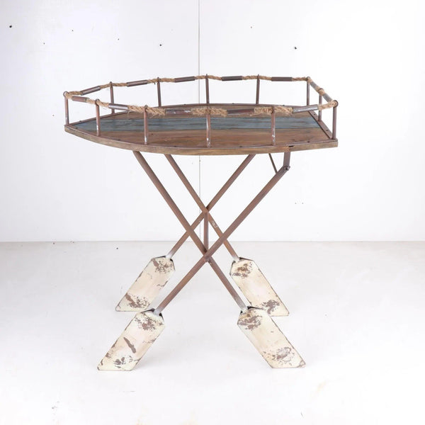 Rusty wood Boat shaped console table - Gifts for You 'n Me