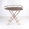 Rusty wood Boat shaped console table