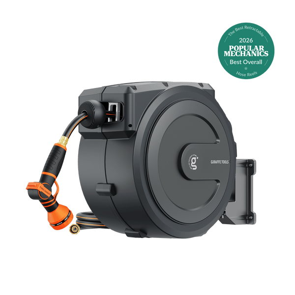 Retractable Garden Hose Reel 65ft-155ft