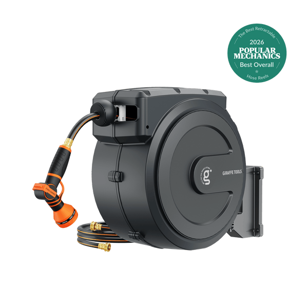 Retractable Garden Hose Reel 65ft-155ft