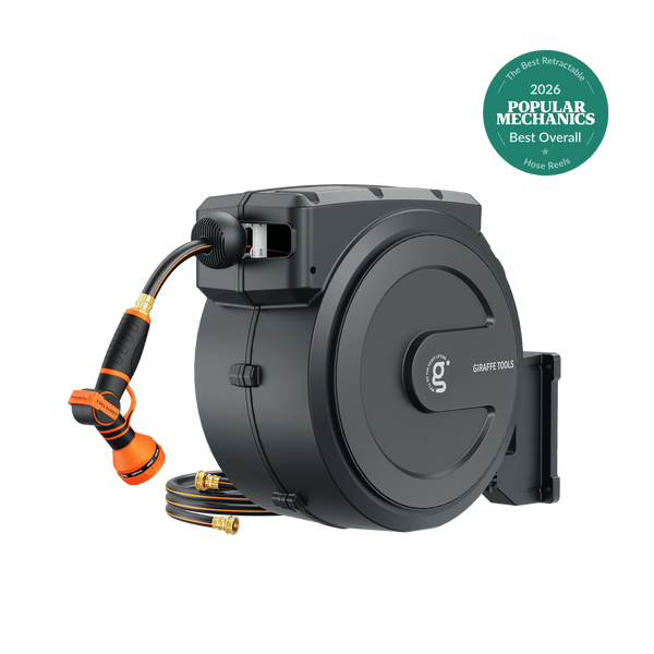 Retractable Garden Hose Reel 65ft-155ft