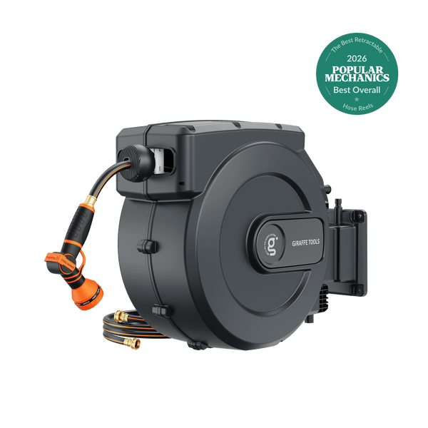 Retractable Garden Hose Reel 65ft-155ft