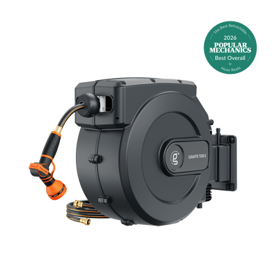 Retractable Garden Hose Reel-5/8 in-115ft
