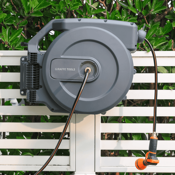 Retractable Garden Hose Reel-5/8 in-115ft