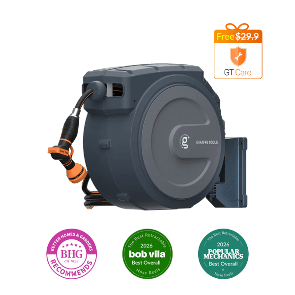 Retractable Garden Hose Reel-5/8in-90ft