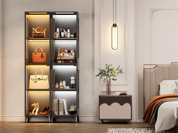 Glass Display Cabinet 15.75in*13.78in*66.73in