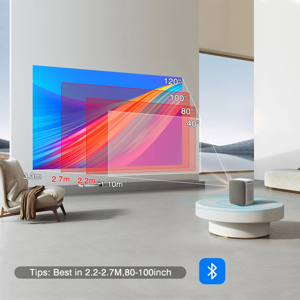 Original Touyinger H6 LED Android Projector Full HD 1080P Outdoor projectors WIFI Portable Beamer MINI TV Led Home Theater