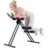 Ab Workout Equipment Foldable Abdominal Trainer Adjustable Ab Machine-Black