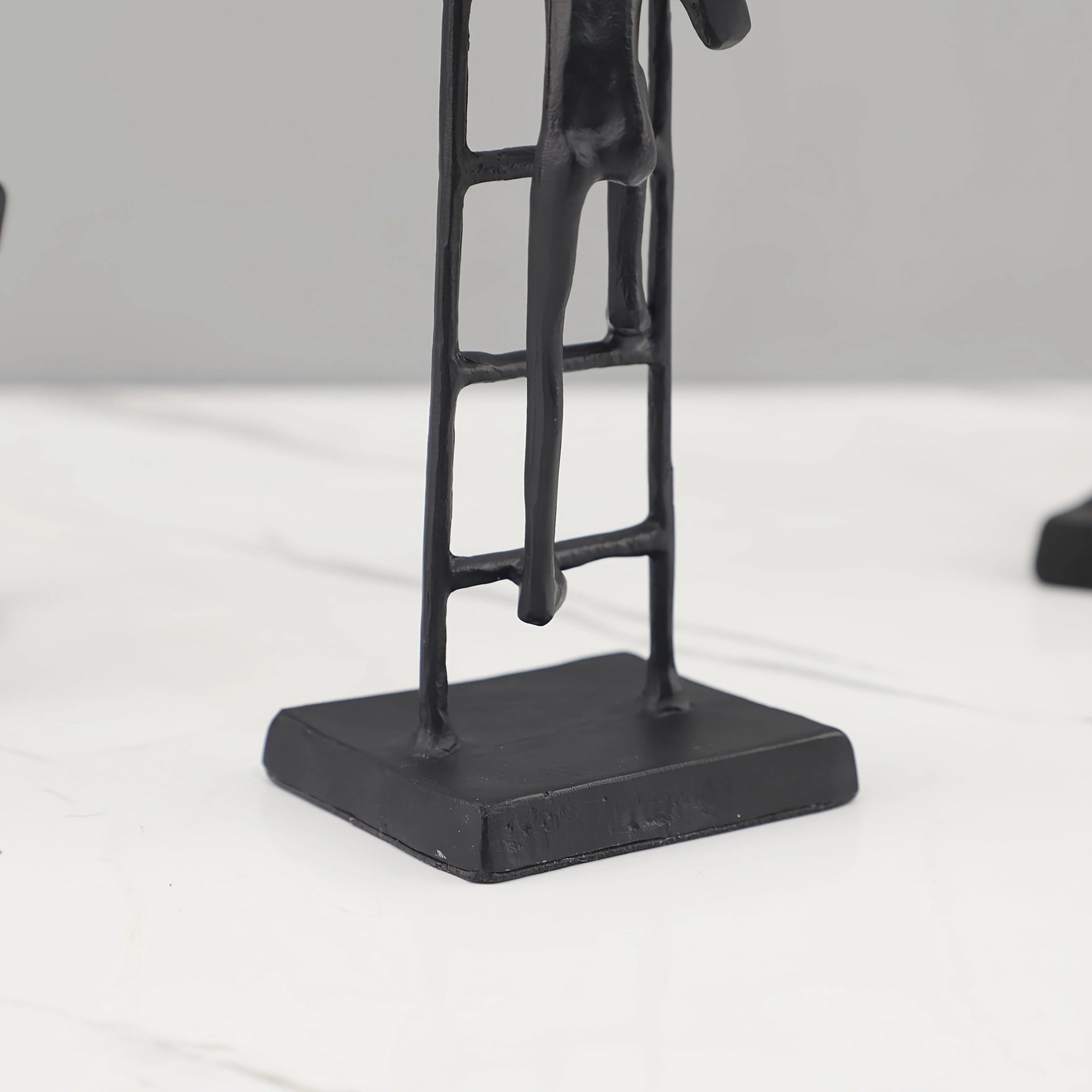 Abstract Climbing Ladder Sculpture for Modern Home Decor