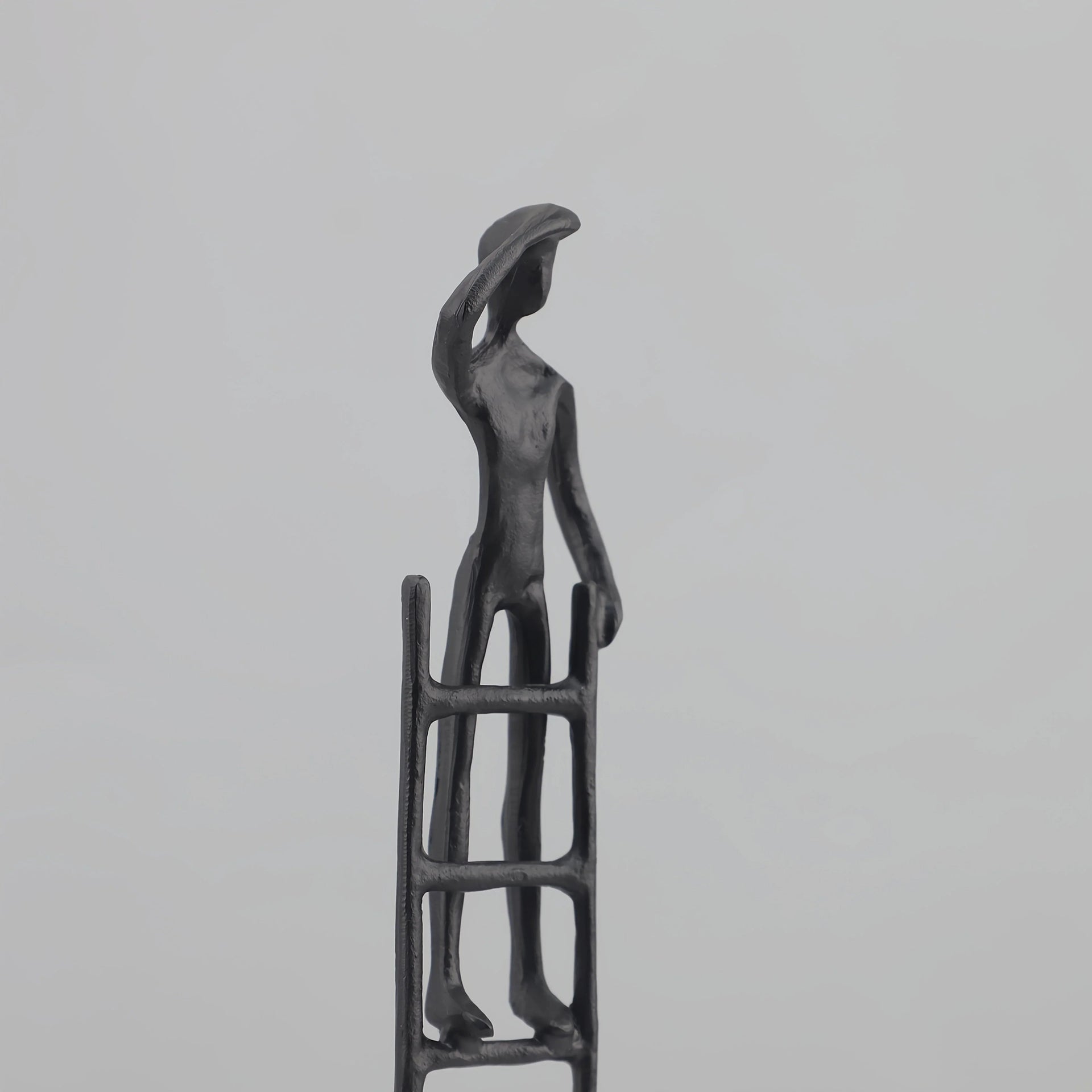 Abstract Climbing Ladder Sculpture for Modern Home Decor