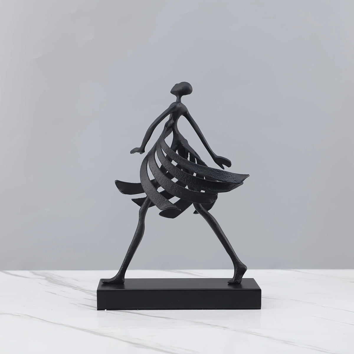 Abstract Dancing Lady Sculpture for Modern Home Decor